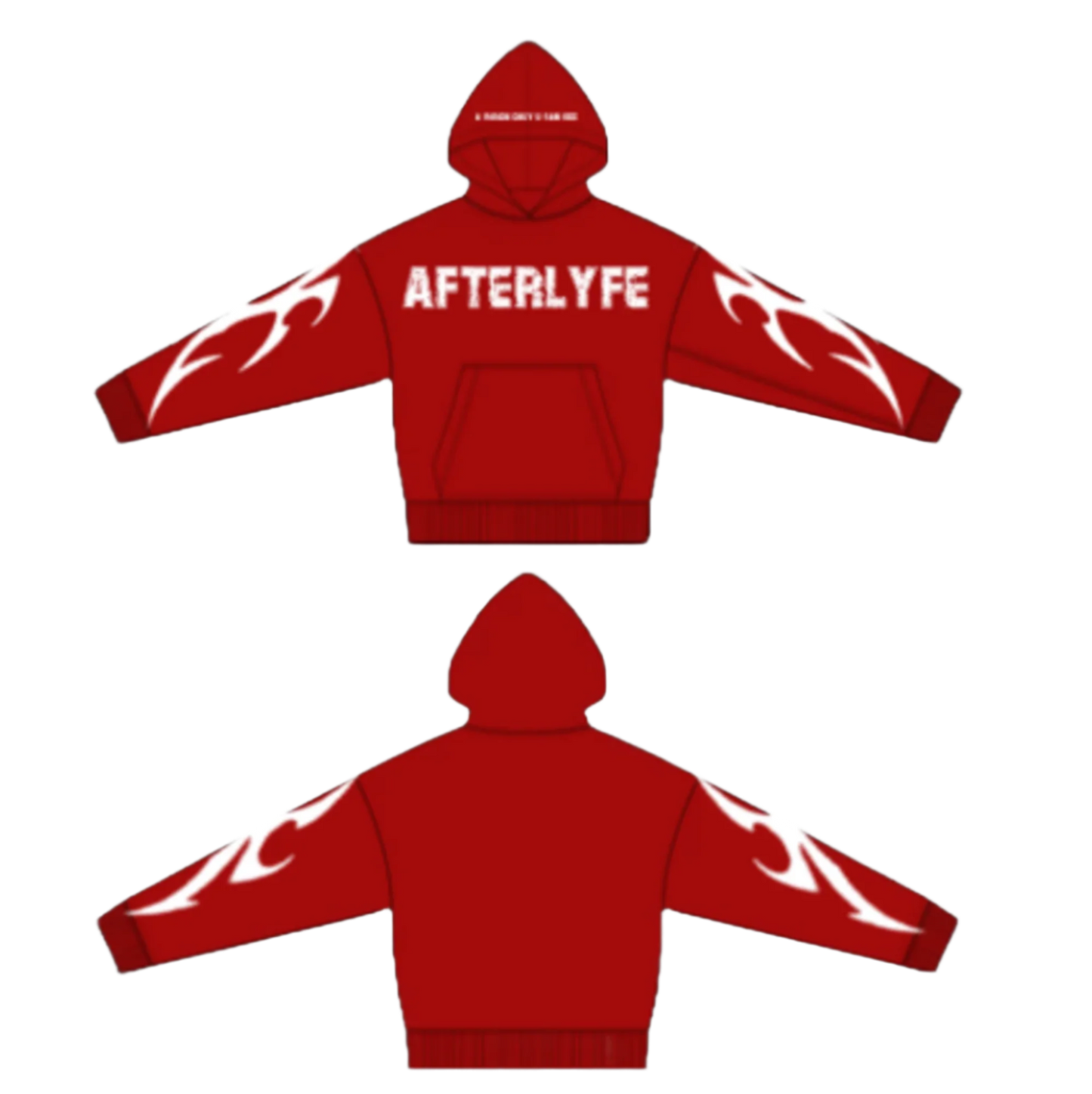 Red Double Vision Hoodie (Pre-Order)