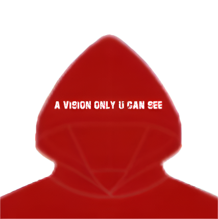 Red Double Vision Hoodie (Pre-Order)